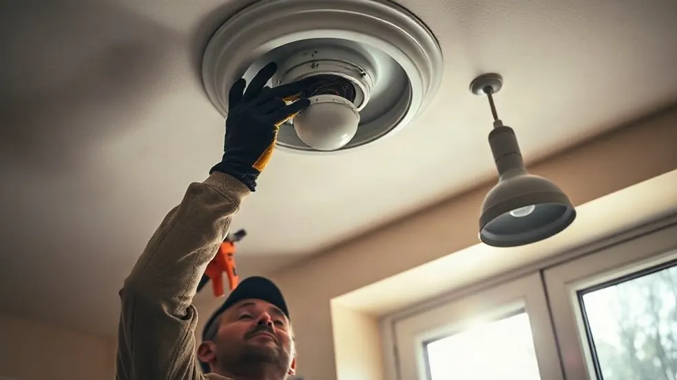 Light Fitting Repair in Kings Hill