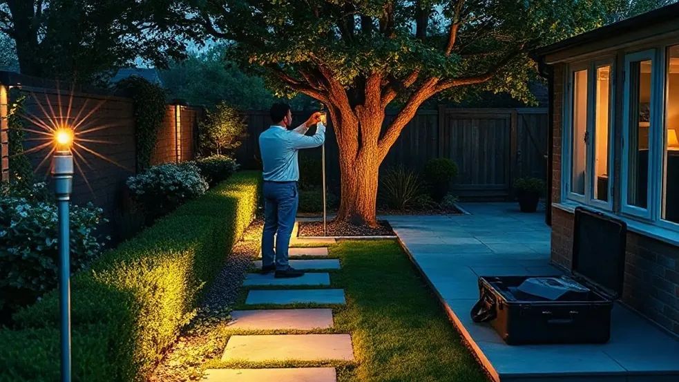 Outdoor Garden Lighting in Kings Hill