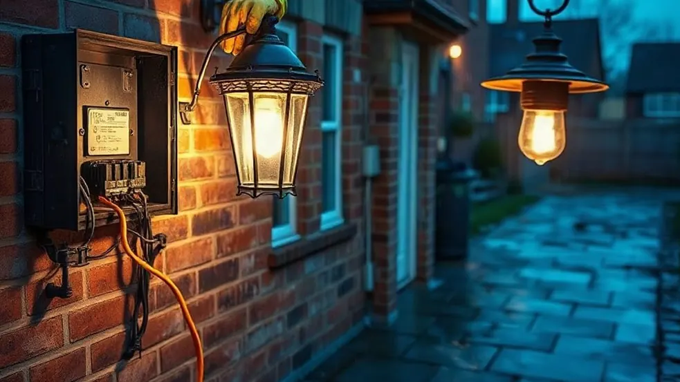 Outdoor Lighting Repair in Kings Hill