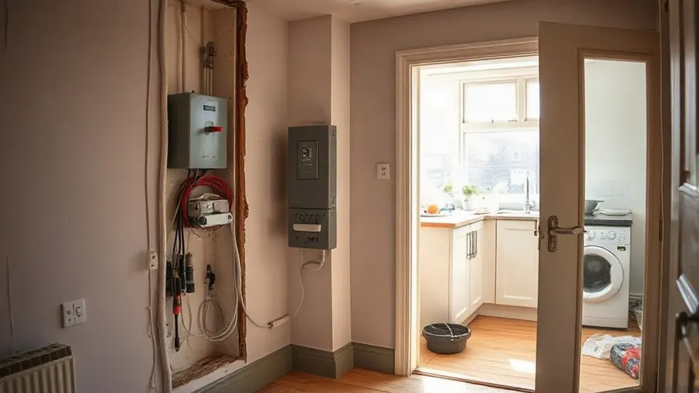 Partial Rewiring in Kings Hill