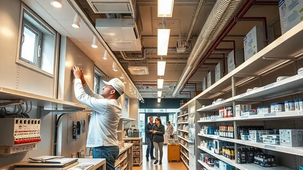 Shop Fit-Out Electrical in Kings Hill