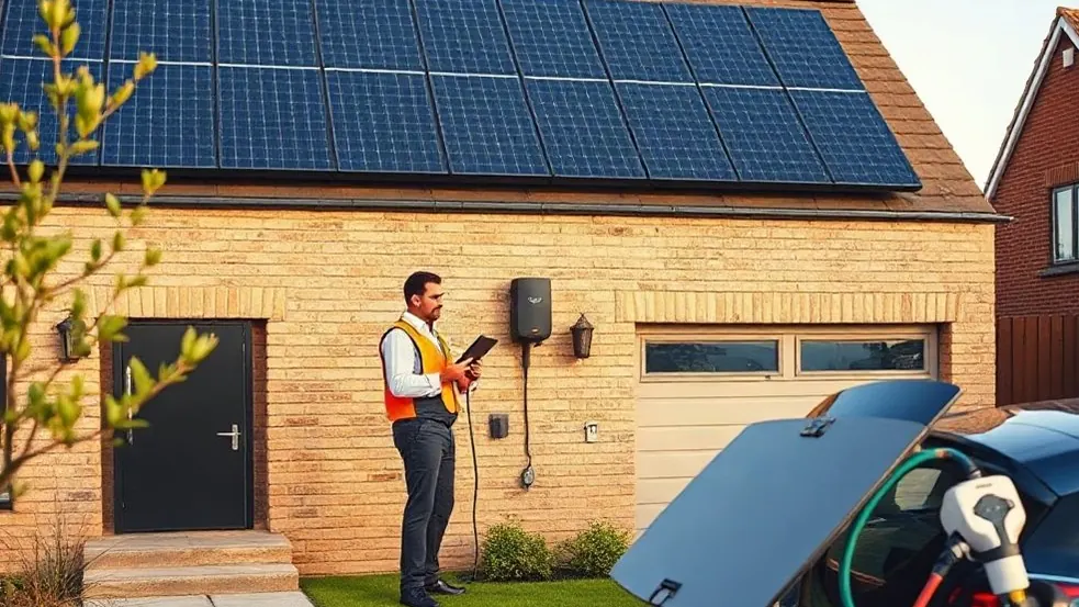 Solar Panels and Battery Storage in Kings Hill